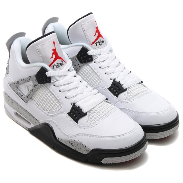 AIR JORDAN 4 OG WHITE 銘打つ CEMENT 23.5cm