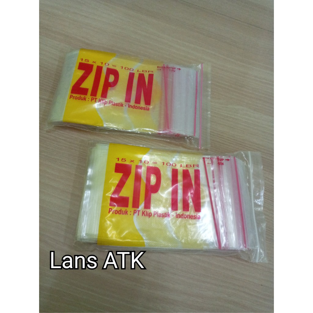 Jual Plastik Klip Bening Ukuran 15 X 10 Plastik Zip In Per Pack 0186 Shopee Indonesia 2612