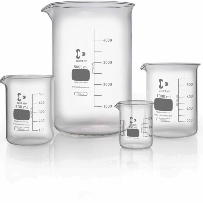 Jual Duran Beaker Glass Low Form Gelas Kimia Kaca Duran 50 Ml Shopee Indonesia 9901