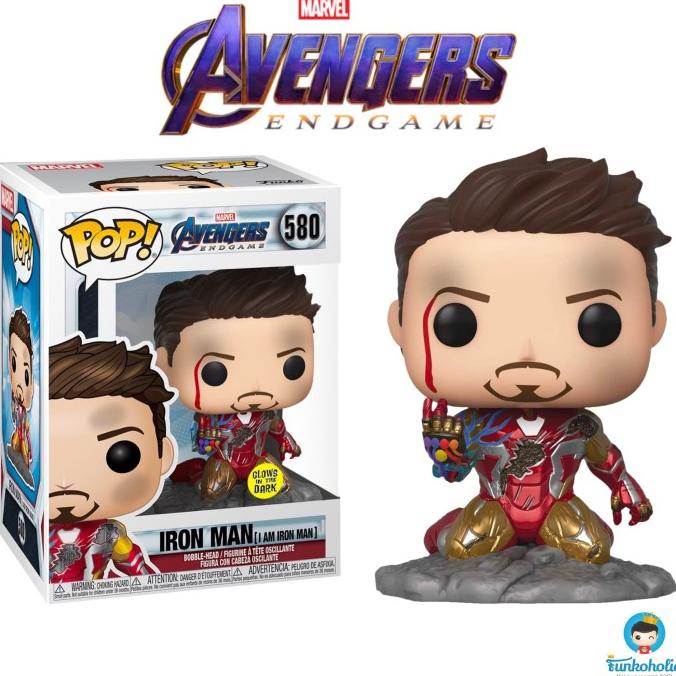 Funko Pop! Avengers Endgame: I Am Iron Man Glow In the Dark Deluxe Vinyl Figure, Multicolored : Buy Online at Best Price in KSA   Souq is now : Funko