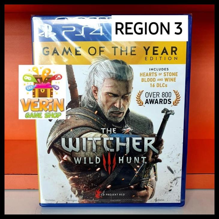 Jual (TERBARU) PS4 THE WITCHER 3: WILD HUNT (GAME OF THE YEAR EDITION ...