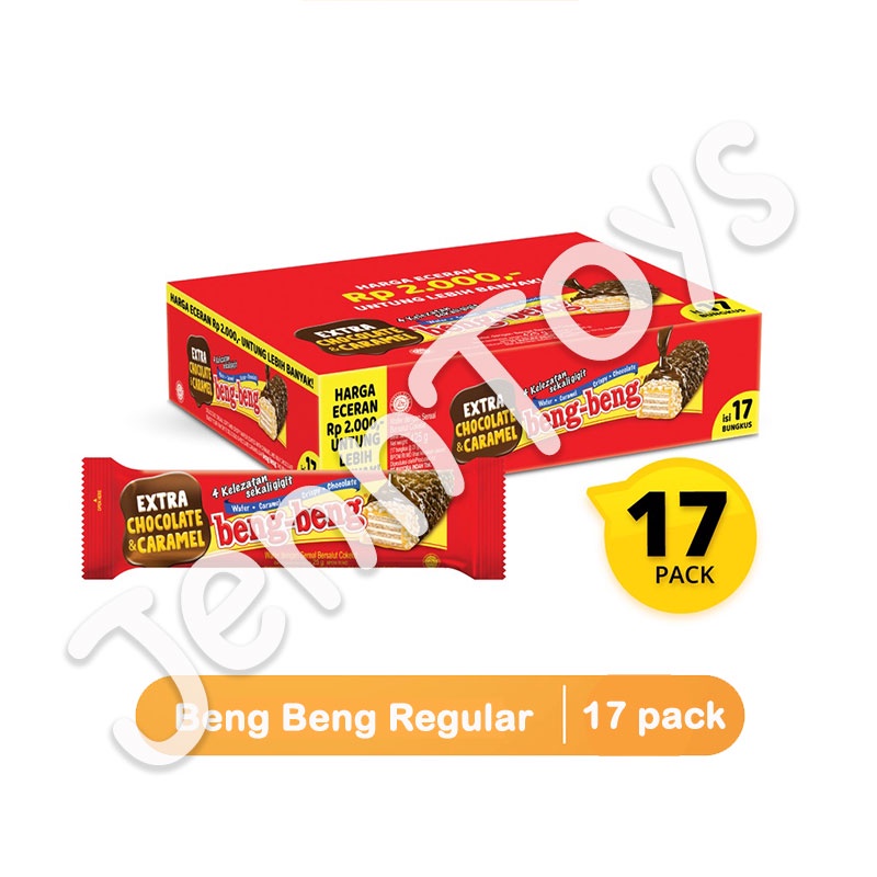 Jual Jenntoys Makanan Snack Wafer Coklat Mayora Beng Beng Extra