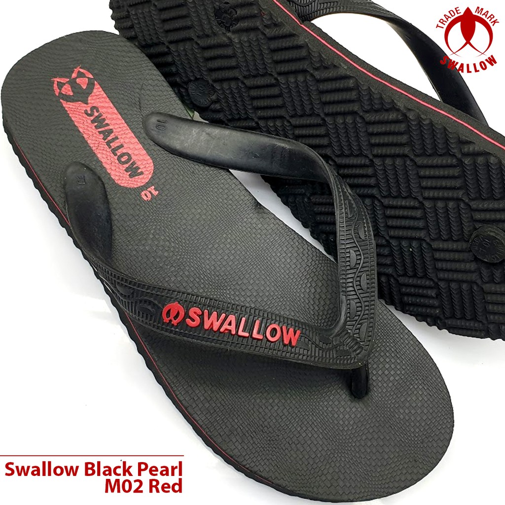 Jual Sendal Jepit Swallow Black Pearl M02 Sandal Japit M02 Swallow