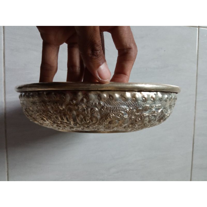 Jual bokor talam bahan slaka silver Bali 11 | Shopee Indonesia
