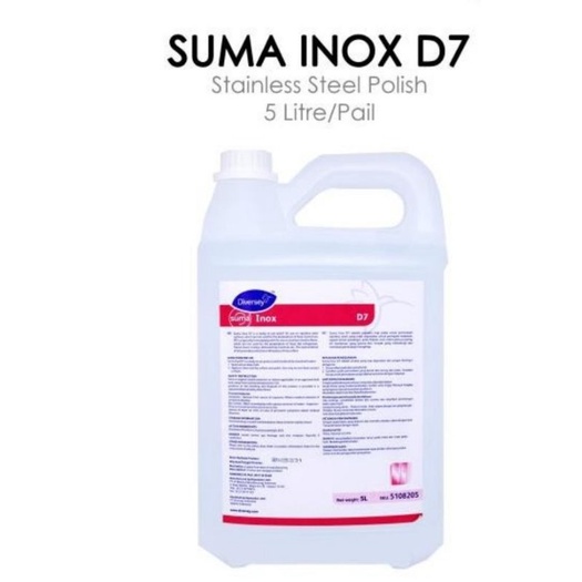 Jual Diversey SUMA INOX D7*STAINLESS STEEL POLISH *5LT Shopee Indonesia