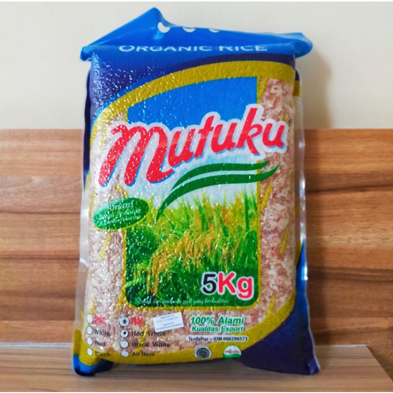 Jual Beras campur merah putih Mutuku 5kg | Shopee Indonesia