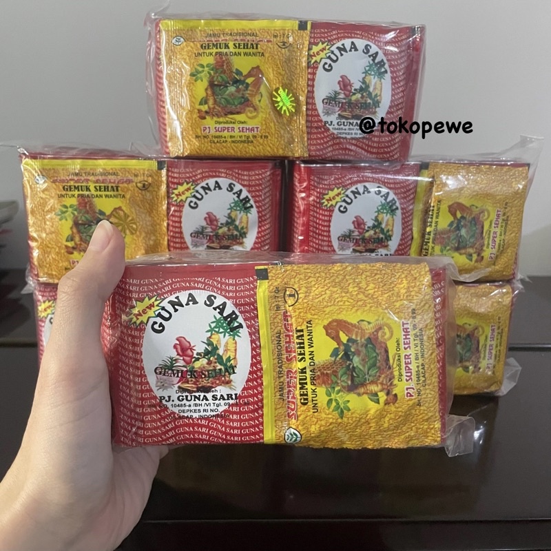 Jual Jamu Guna Sari Gemuk Sehat 100 Ori Jamu Tradisional Shopee Indonesia 1986