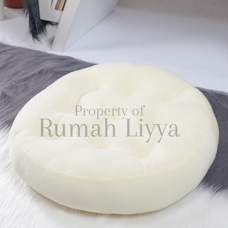 Jual RumahLiyya Cushion Ball Alas Bantal Duduk Bulat Lantai Kursi Sofa ...