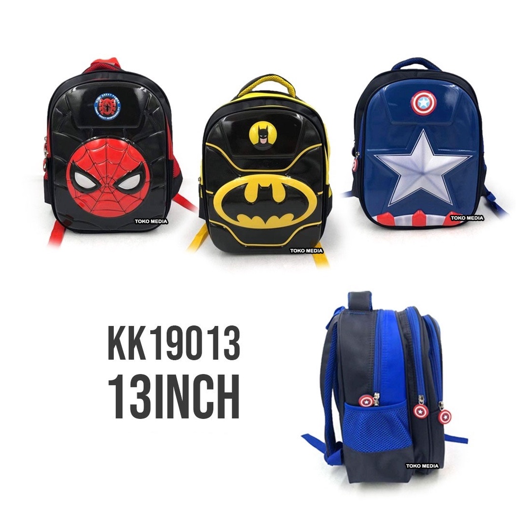 Jual Promo Tas Ransel Sekolah Anak Uk, Tk Import Gambar Superhero (Kk ...