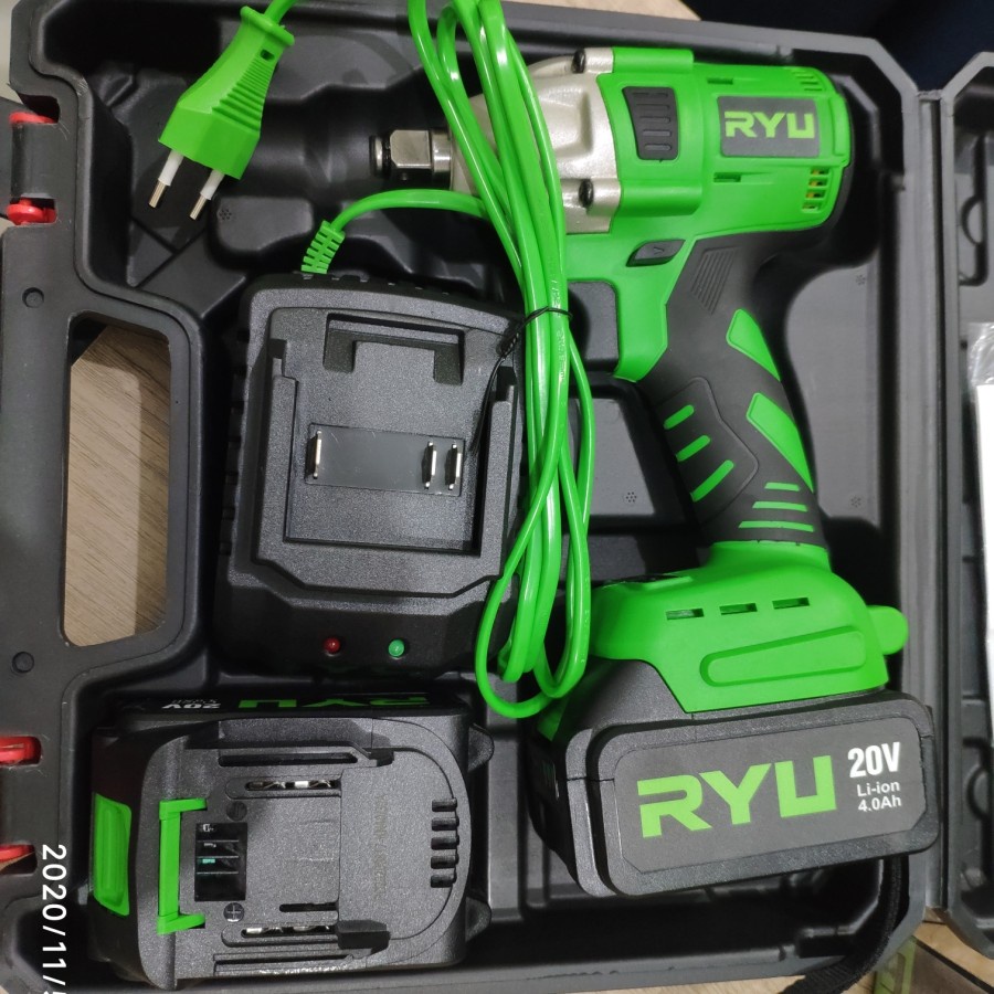 Jual Cordless Impact Wrench Ryu RCW20V / Mesin buka baut Ryu | Shopee ...