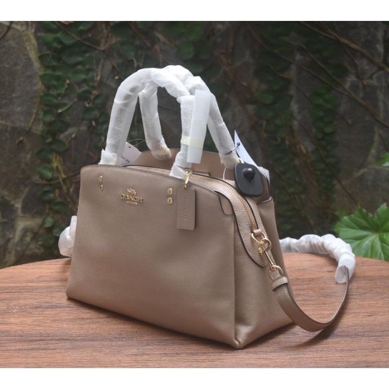 Jual COACH LILLIE CARRYALL TAUPE Shopee Indonesia