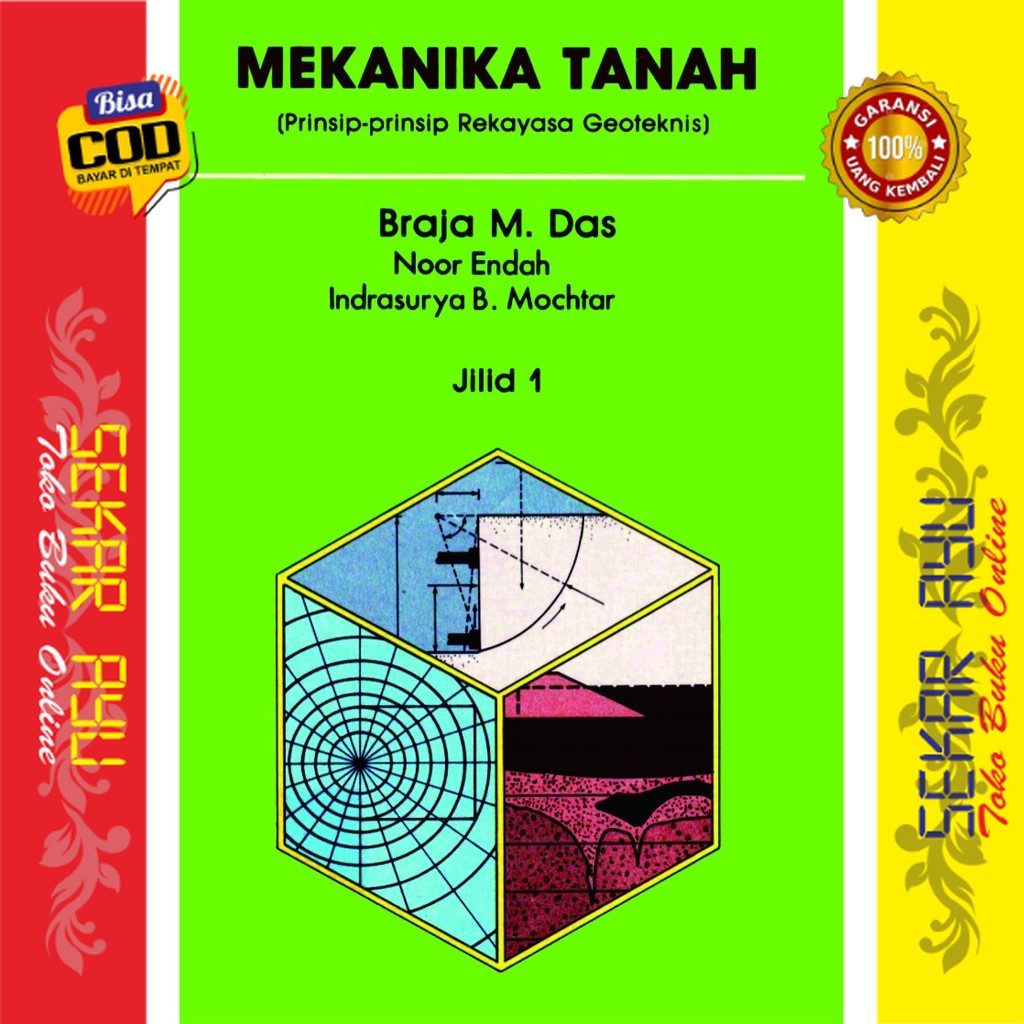 Jual Buku Mekanika Tanah (Prinsip-prinsip Rekayasa Geoteknis) Jilid 1 ...