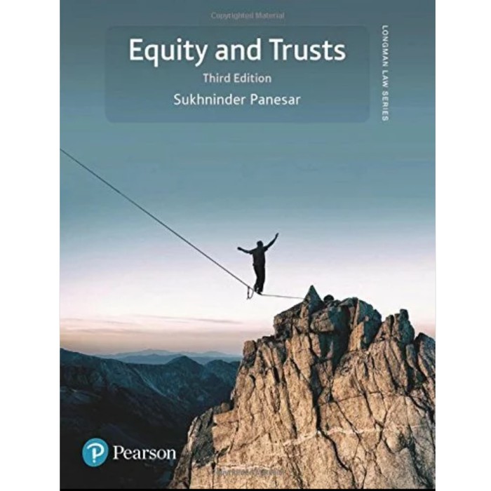 Jual Equity and trusts third edition by Sukhninder Panesar (Buku cetak) Shopee Indonesia
