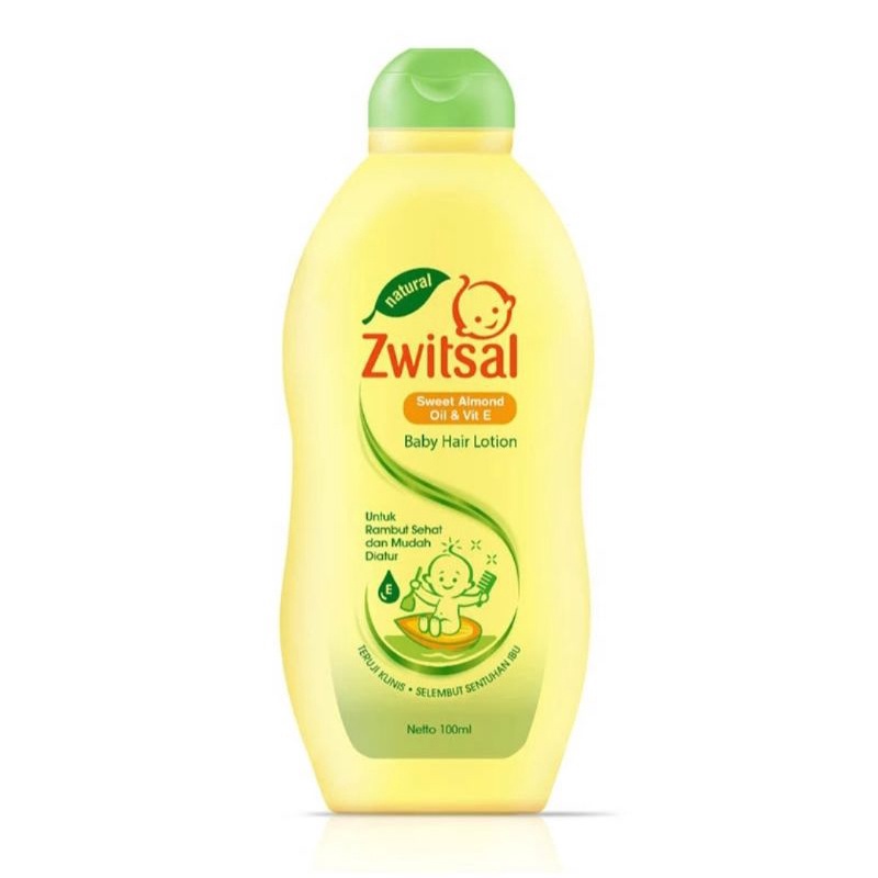 Jual Zwitsal Baby Hair Lotion Sweet Almond Oil & Vit E (100 ml