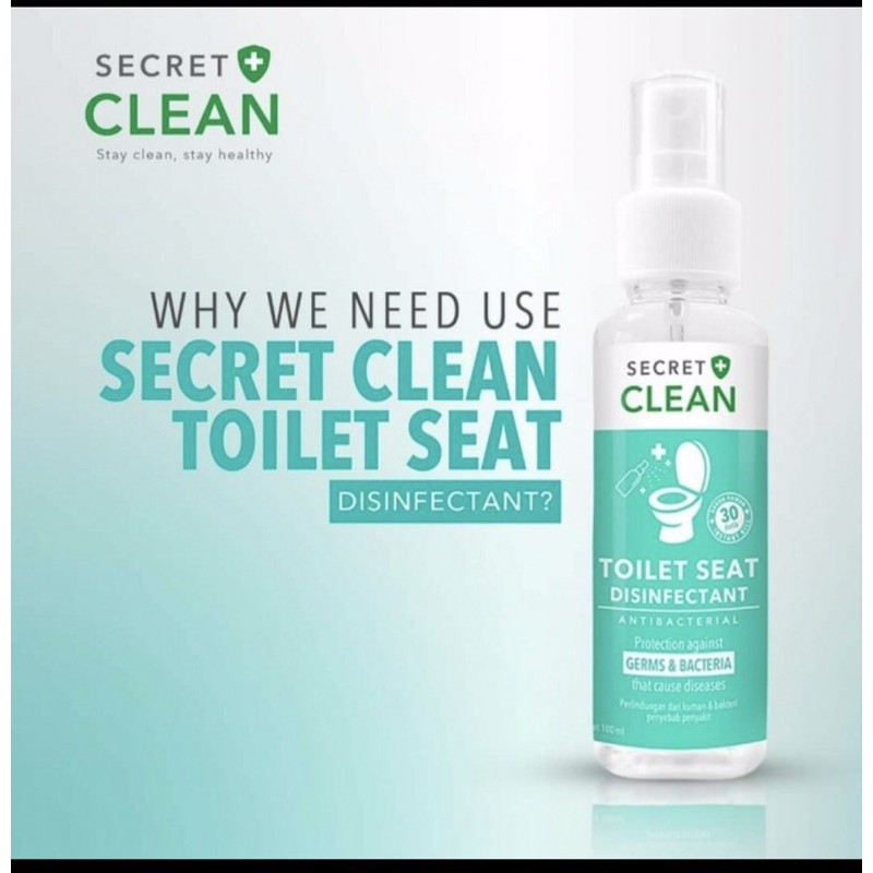 Jual Secret Clean TOILET SEAT Disinfektan Antibacterial 100 ml Shopee
