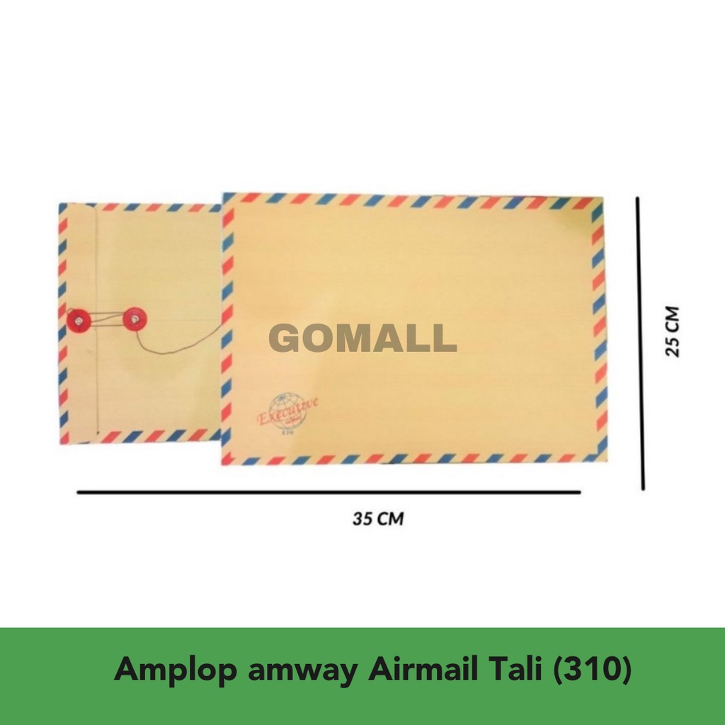 Jual Amplop Coklat Tali Map Coklat Tali Amway Airmail Shopee Indonesia