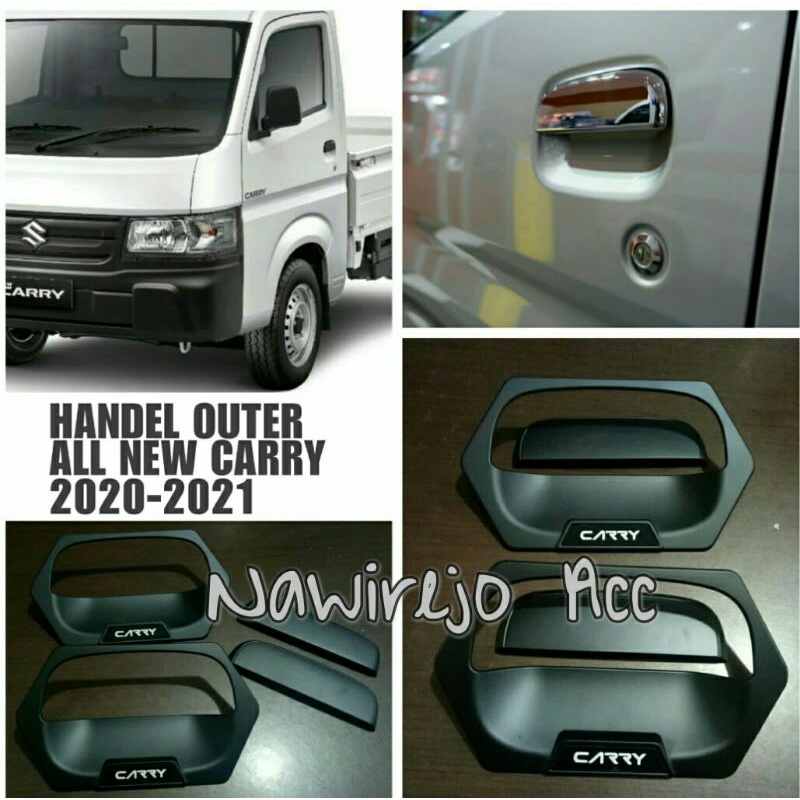 Jual Cover Handel Outer Suzuki Pick Up All New Carry Hitam Doff Logo ...