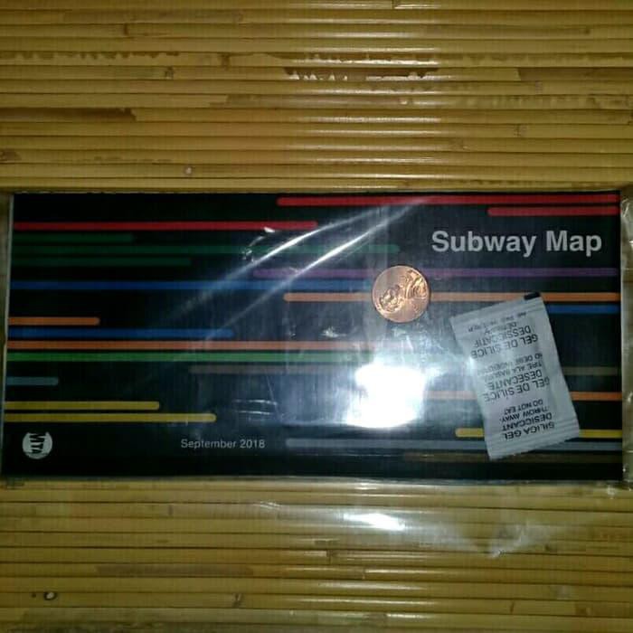 Jual PROMO!!! MAP MTA SUBWAY ORIGINAL NEW YORK CITY PETA KERETA NYC NY ...