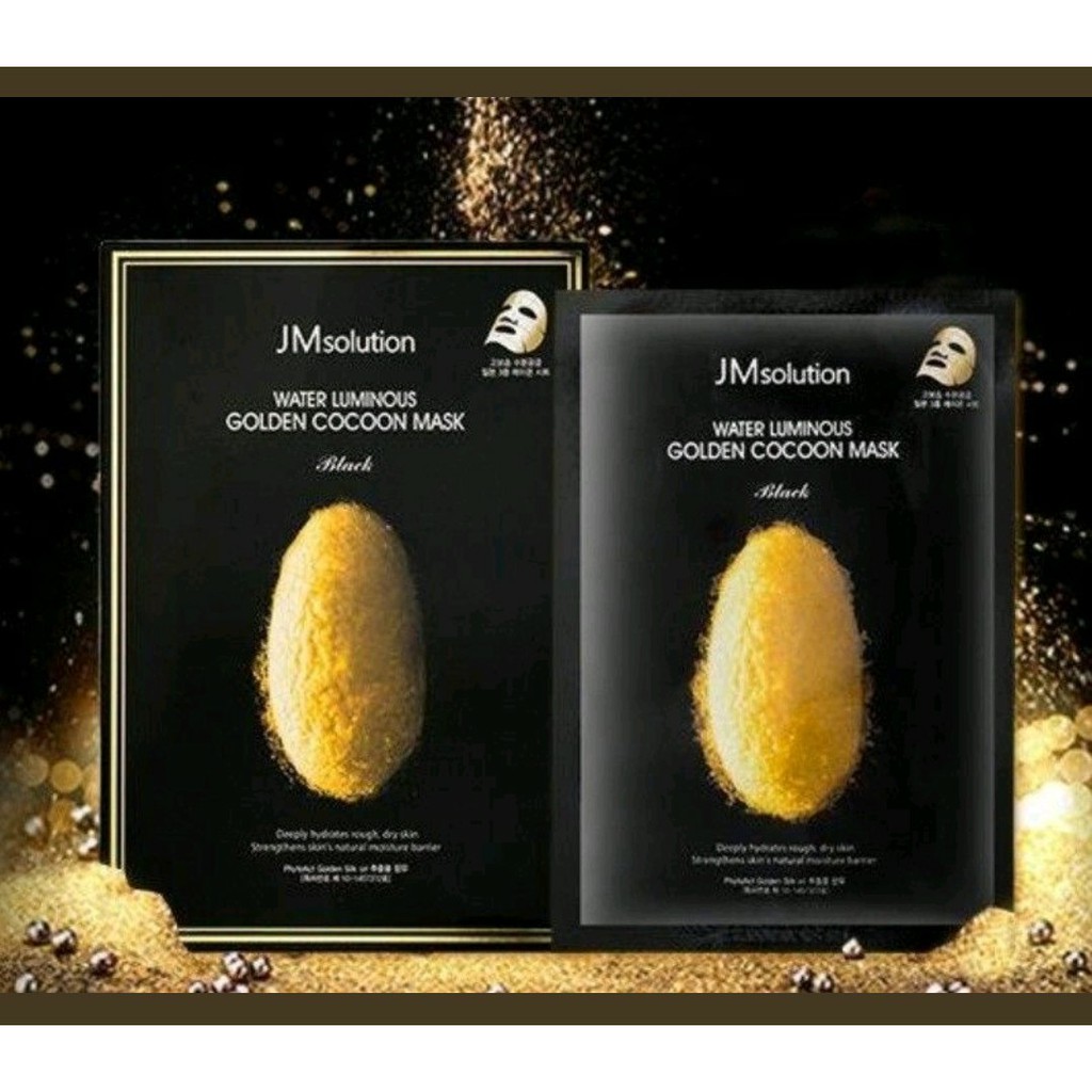 Jual JM Solution Golden Cocoon Mask Water Luminous Sheet Mask Masker Wajah  Korea Whitening | Shopee Indonesia