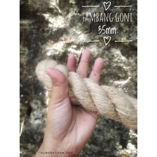 Tali tambang goni besar 35mm per meter