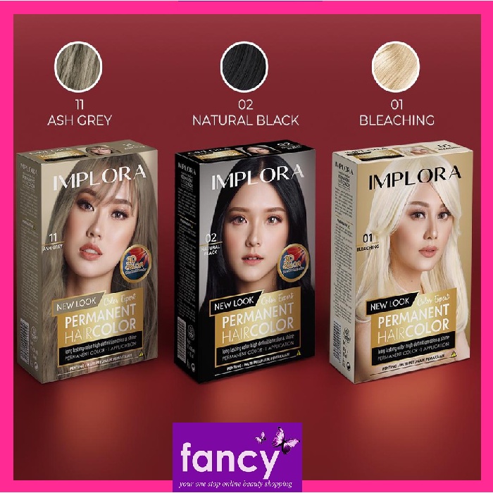 Jual Implora HAIR COLOR Permanent Cat Rambut | Shopee Indonesia