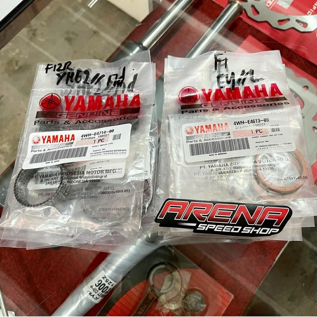 Jual Paken Knalpot Atas & Tengah F1ZR FIZR F1 ZR Asli Original Yamaha ...