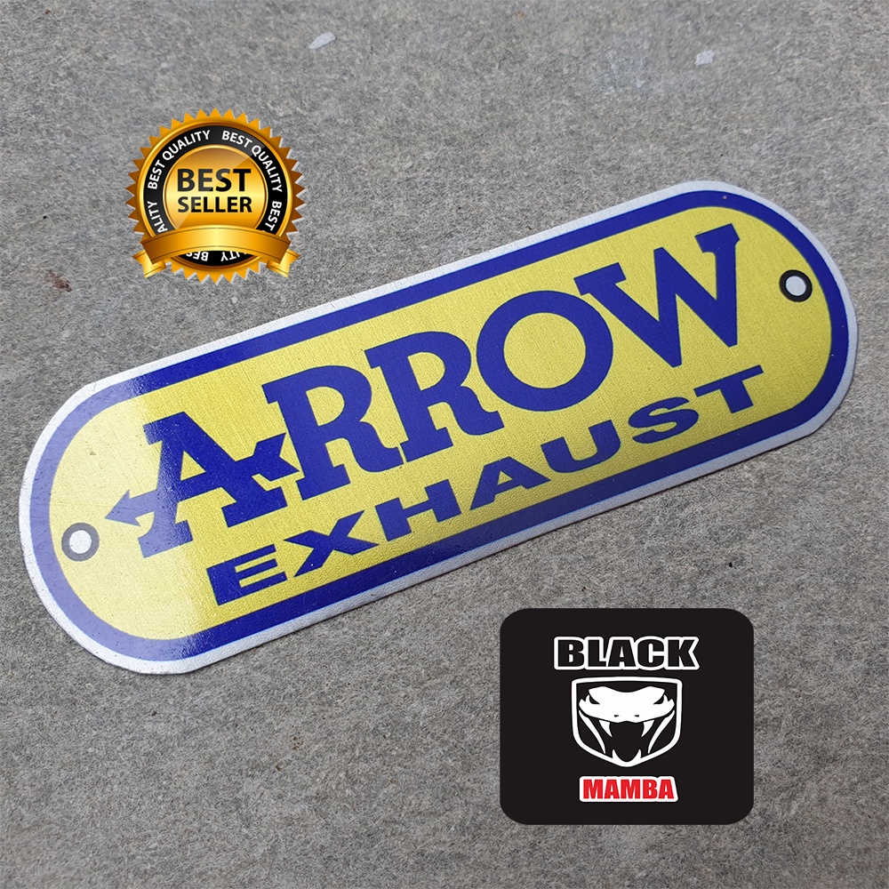 Jual EMBLEM KNALPOT RACING MERK ARROW EXHAUST | Shopee Indonesia