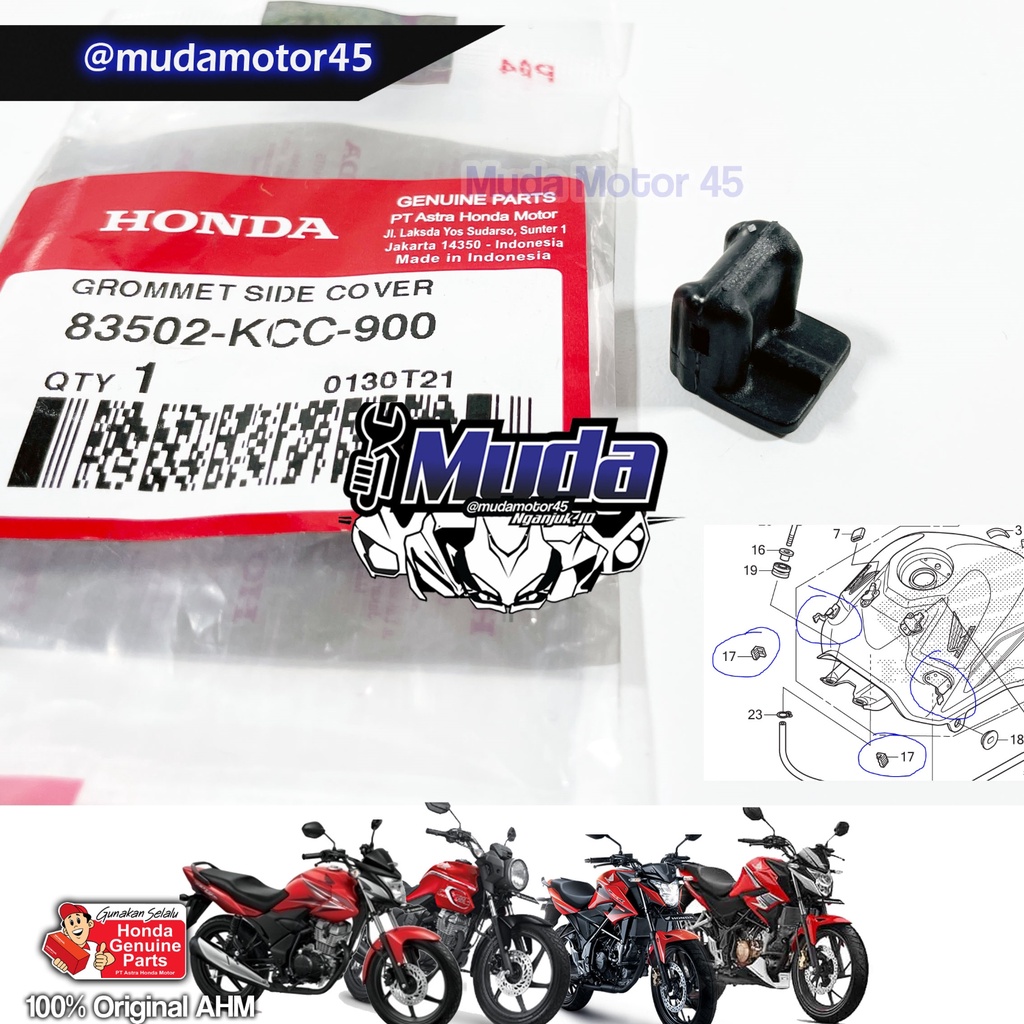 Jual Karet Cover Tangki Depan New Cb R Cb Verza K M K G