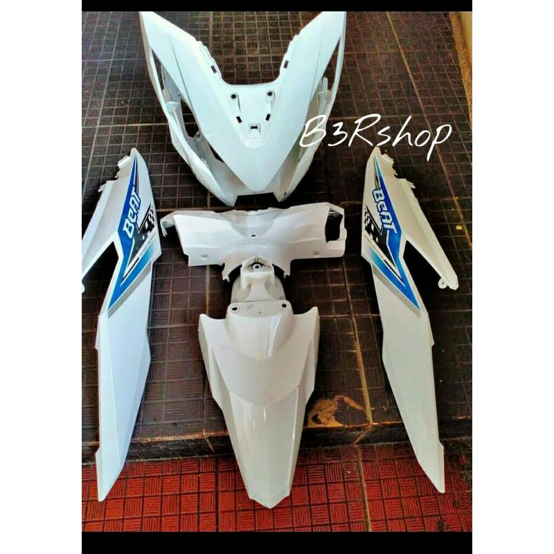 Jual Full Set Body Halus Honda Beat Fi New Esp Putih Plus