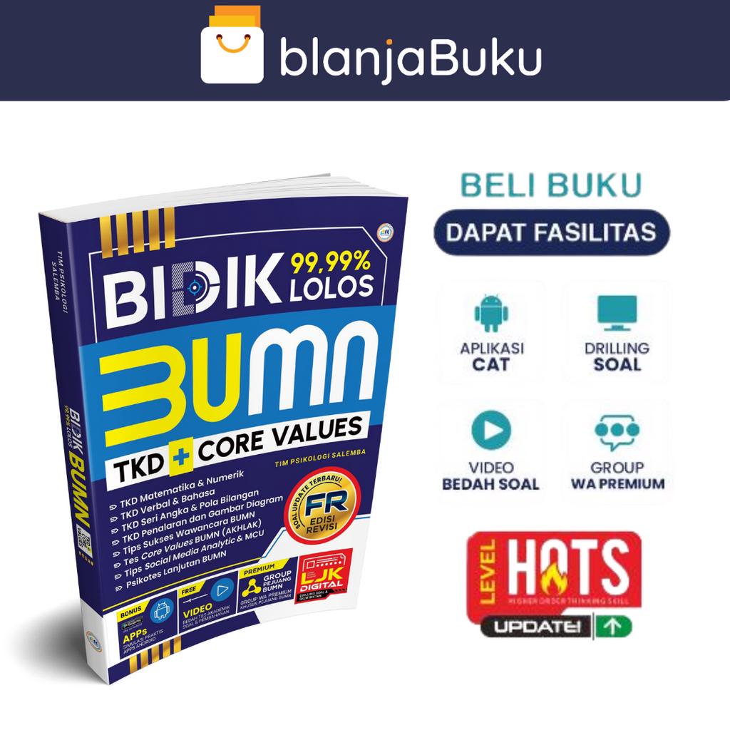 Jual Buku Bidik 99,99% Lolos Bumn Tkd + Core Values Terbaru 2023 ...