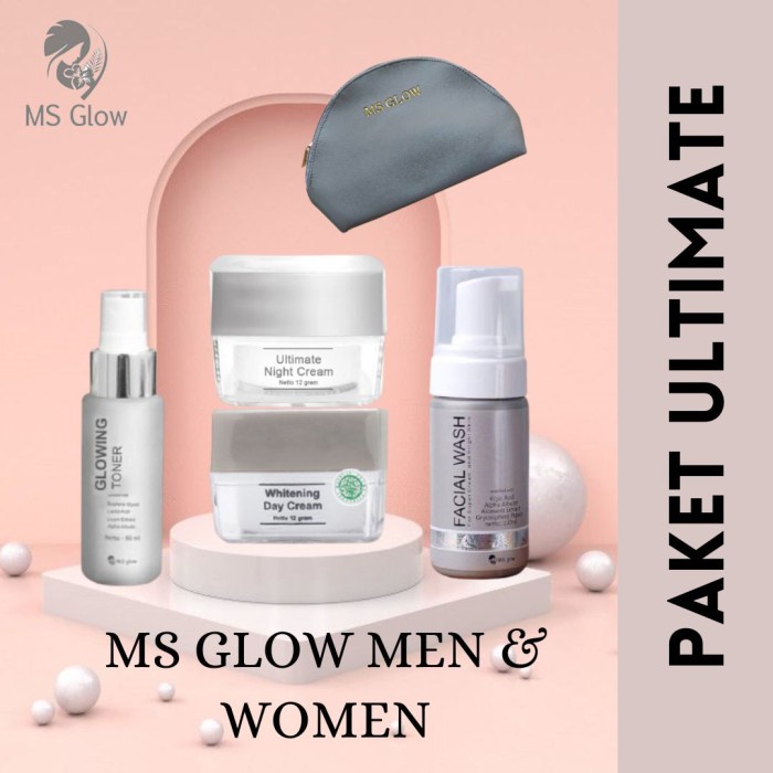 Jual Paket Ultimate MS GLOW Rahasia wajah Awet Muda | Shopee Indonesia