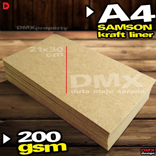 Jual Kertas Samson Kraft Paper A4 Tebal 200 Gsm | Shopee Indonesia