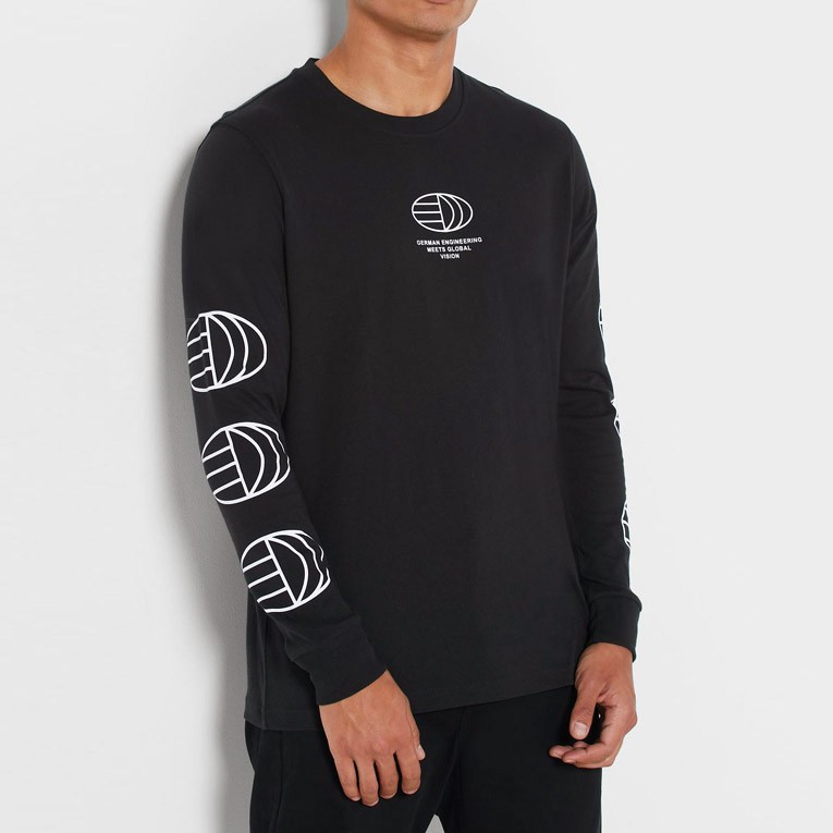 Jual Kaos Adidas Originals TREFOIL HISTORY 70 Long Sleeve Tee FM3387