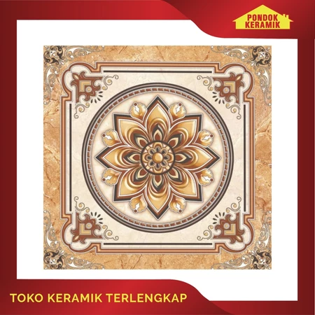KERAMIK LANTAI DEKORATIF AVIGNON 40X40 KAIRO BEIGE