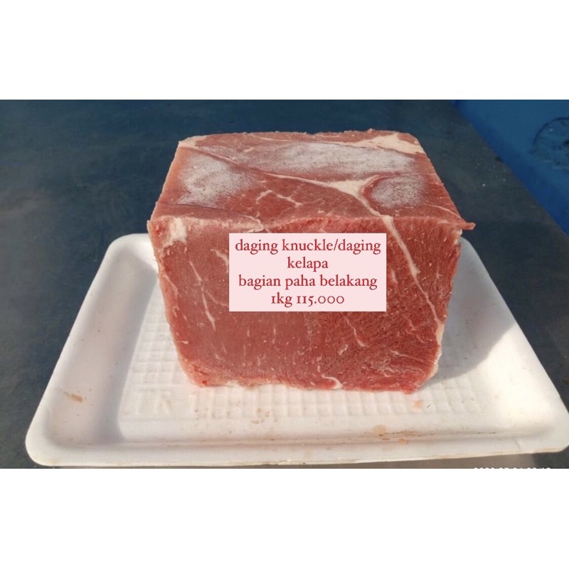 Jual aneka daging sapi punuk sengkel knuckle paha belakang 1kg klik ...