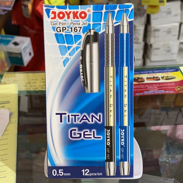 Jual Pcs Pulpen Gel Bolpen Gel Titan Jel Gelpen Gp Joyko