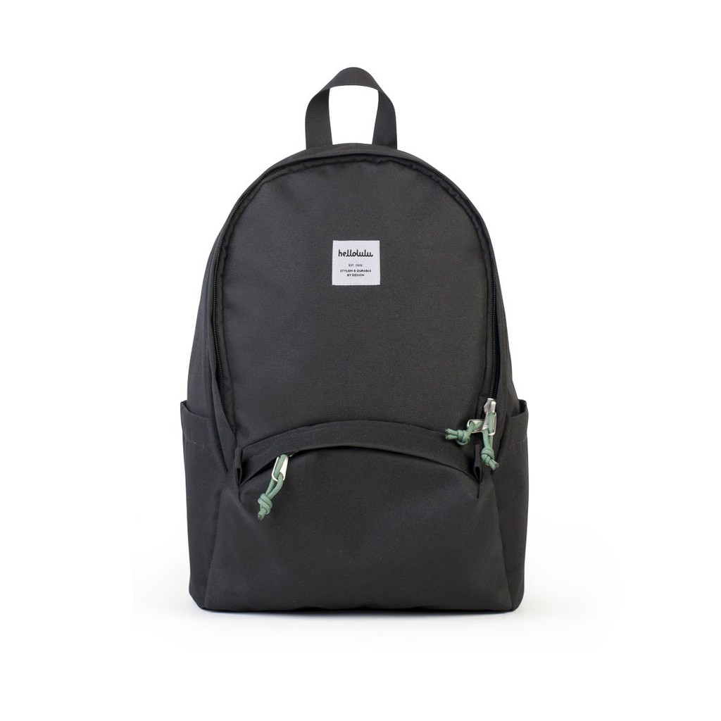 Jual Hellolulu Dani The Campus Backpack Black | Shopee Indonesia