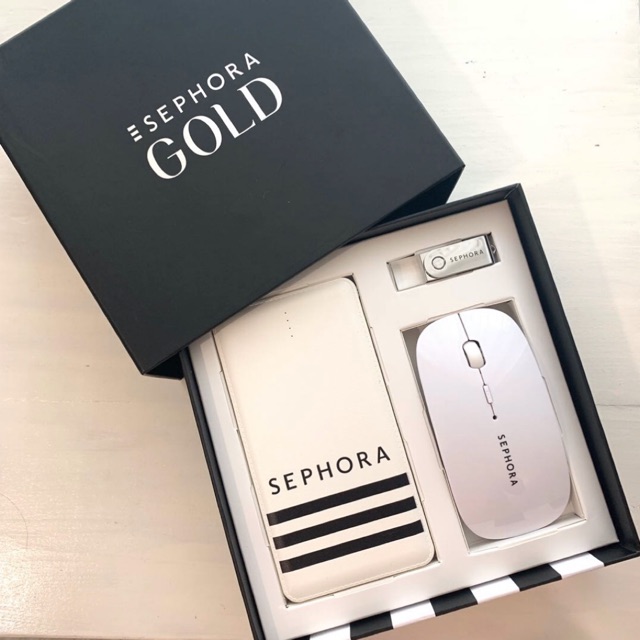Jual Power bank mouse bluetooth sephora gift box set hampers | Shopee ...