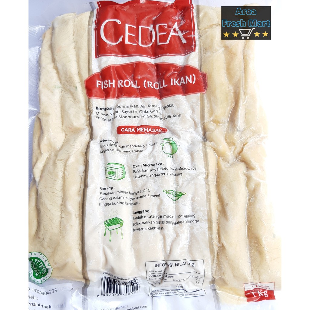 Jual Cedea Fish Roll 1 kg / row roll / roll ikan cedea / otak otak ...