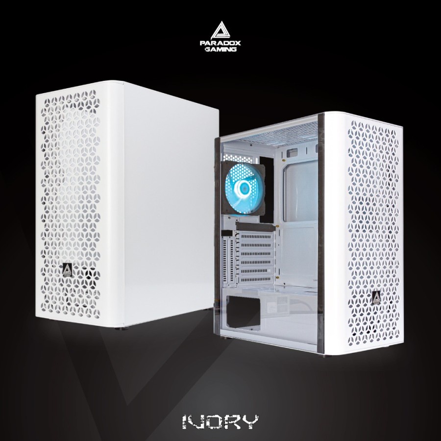 Jual Casing Pc Gaming Paradox Ivory M Atx Include Fan Rgb Cm Shopee Indonesia