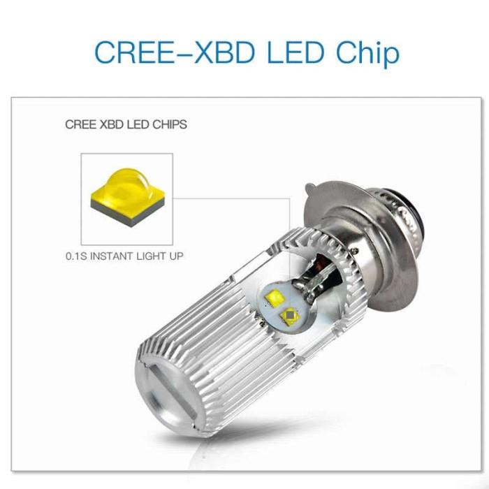 Jual Lampu LED Headlamp Stingray Motor H6 2 sisi 10W | Shopee Indonesia