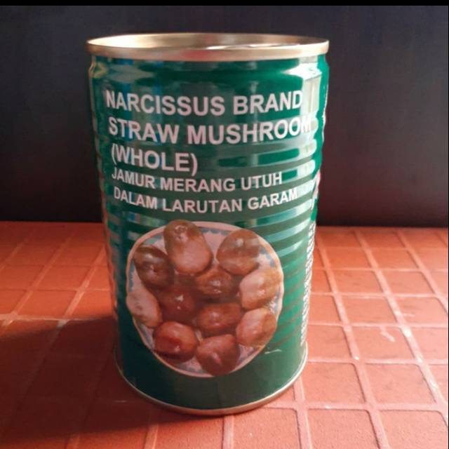 Jual Narcissus Brand Straw Mushroom Whole Jamur Merang Dalam