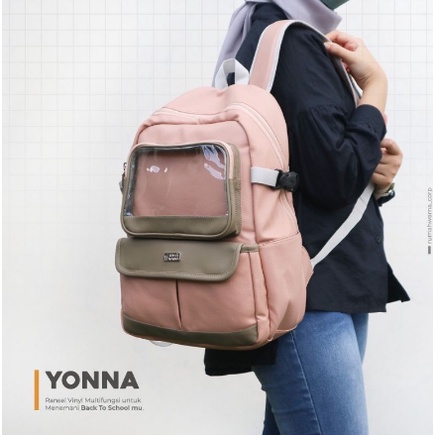 Jual TAS RANSEL B YONNA NEW RUMAH WARNA | Shopee Indonesia