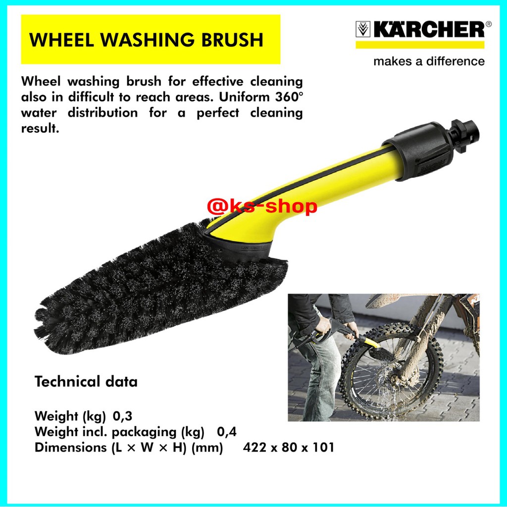 Jual Karcher WHEEL WASHING BRUSH Karcher Wheel Washing Brush For K2