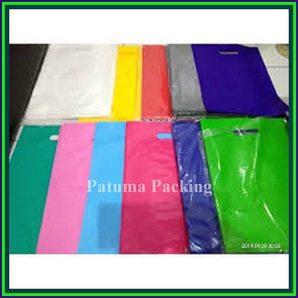 Jual Eceran Plastik Hd Plong Packing Warna Shopping Bag Olshop Shopee