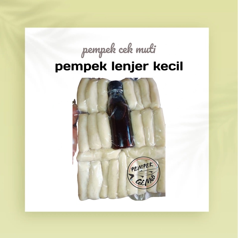 Jual PEMPEK LENJER KECIL ISI 20 PEMPEK+CUKO+VAKUM | Shopee Indonesia