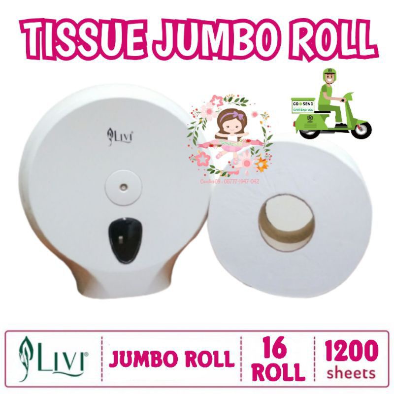 Jual Livi Jumbo Roll Tissue Livi Jrt Tisu Gulung Tissue Roll