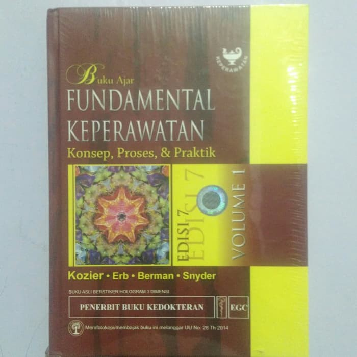 Jual Buku Ajar Fundamental Keperawatan Konsep Proses Dan Praktik VOL 1 ...