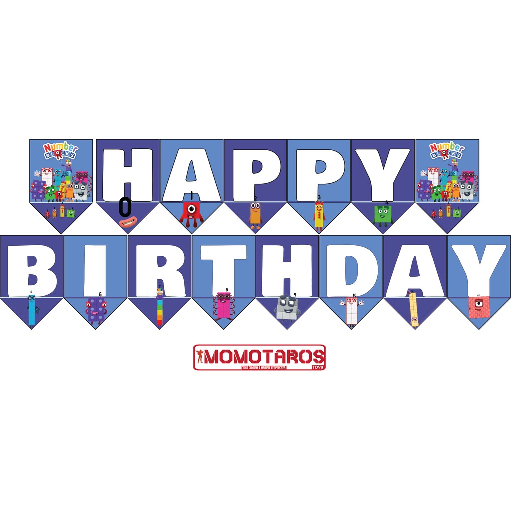Jual Banner HBD Number Blocks set | Shopee Indonesia