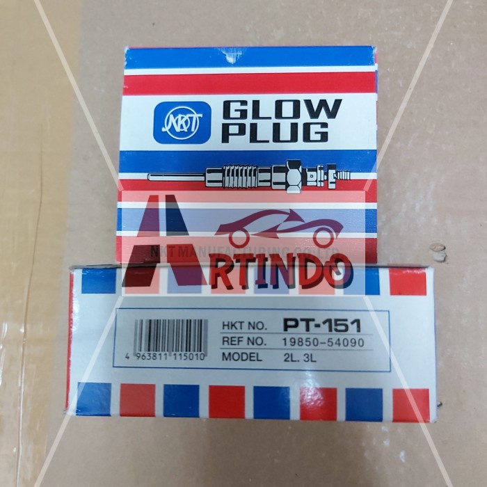 Jual busi pemanas toyota kijang diesel 2L made inJepang PT151 glow